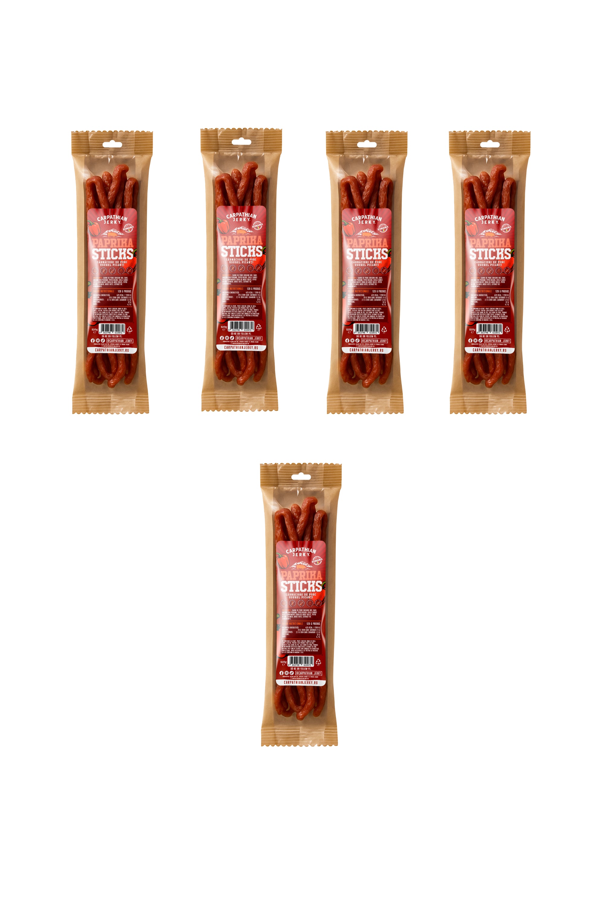 Carpathian Jerky Paprika Sticks