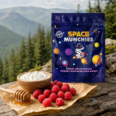 Space Munchies Λιοφιλοποιημένο Γιαούρτι με Βατόμουρο & Μέλι