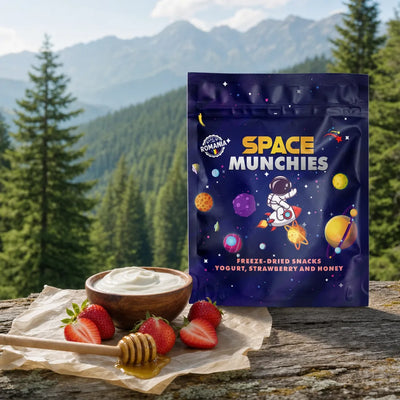 Space Munchies Λιοφιλοποιημένο Γιαούρτι με Φράουλα & Μέλι